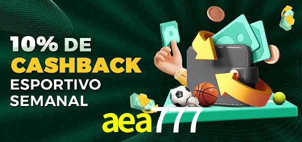 10% de bônus de cashback na aea777