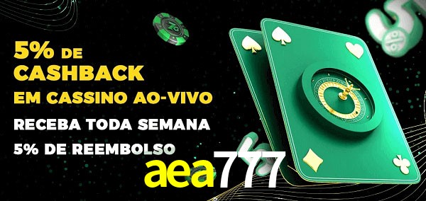 Promoções do cassino ao Vivo aea777